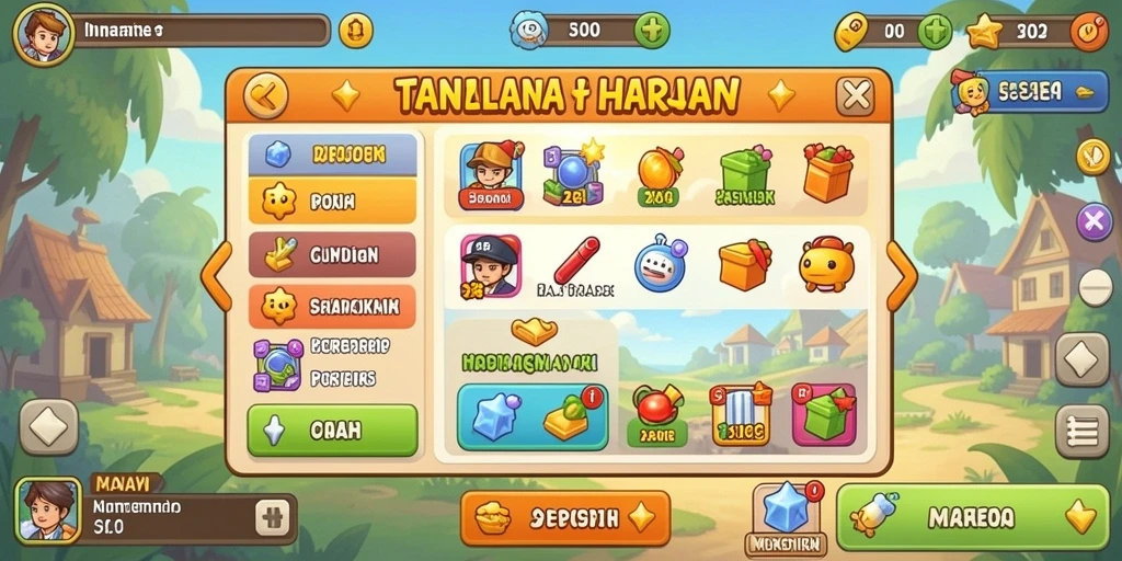 Fitur interaksi sosial yang menyenangkan.