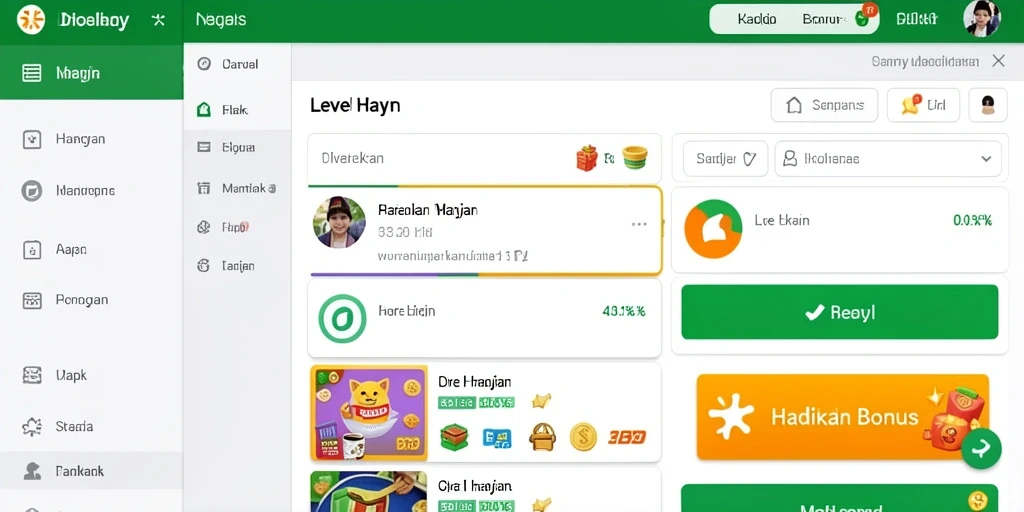 Visual grafis yang menawan dari level baru.