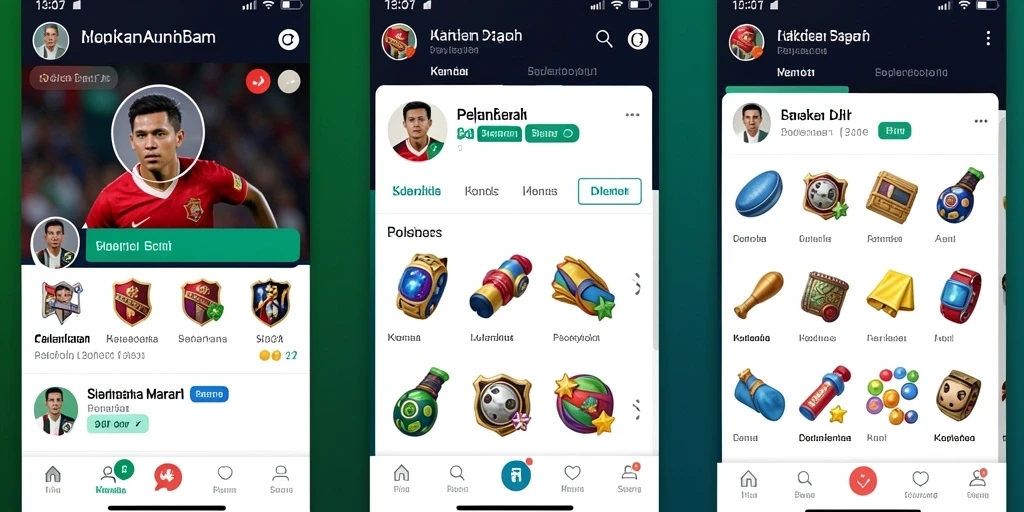 Fitur komunitas GEBYAR4D yang memungkinkan interaksi antar pemain.