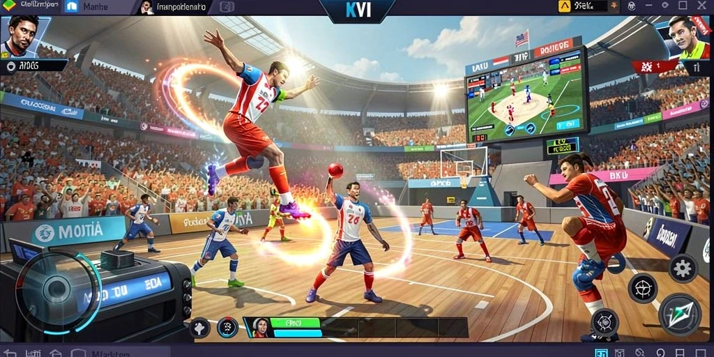 Interaksi sosial dengan pemain lain di mode multiplayer.